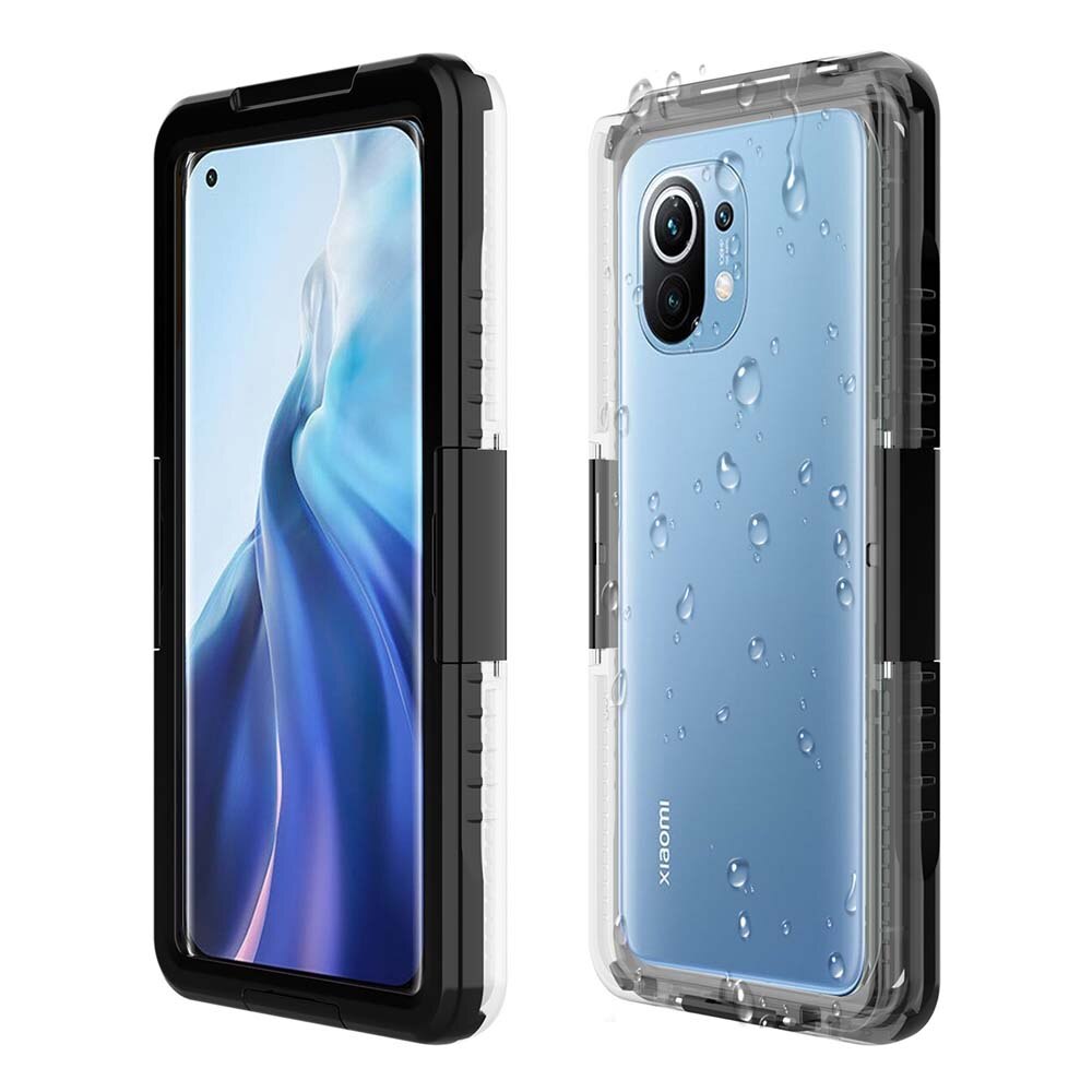 IP68 Waterdichte Case Voor Xiaomi Redmi 9T Zwemmen Duiken Outdoor Shockproof Case Voor Redmi Note 9S 9T volledige Bescherming: for Redmi 9T / Black