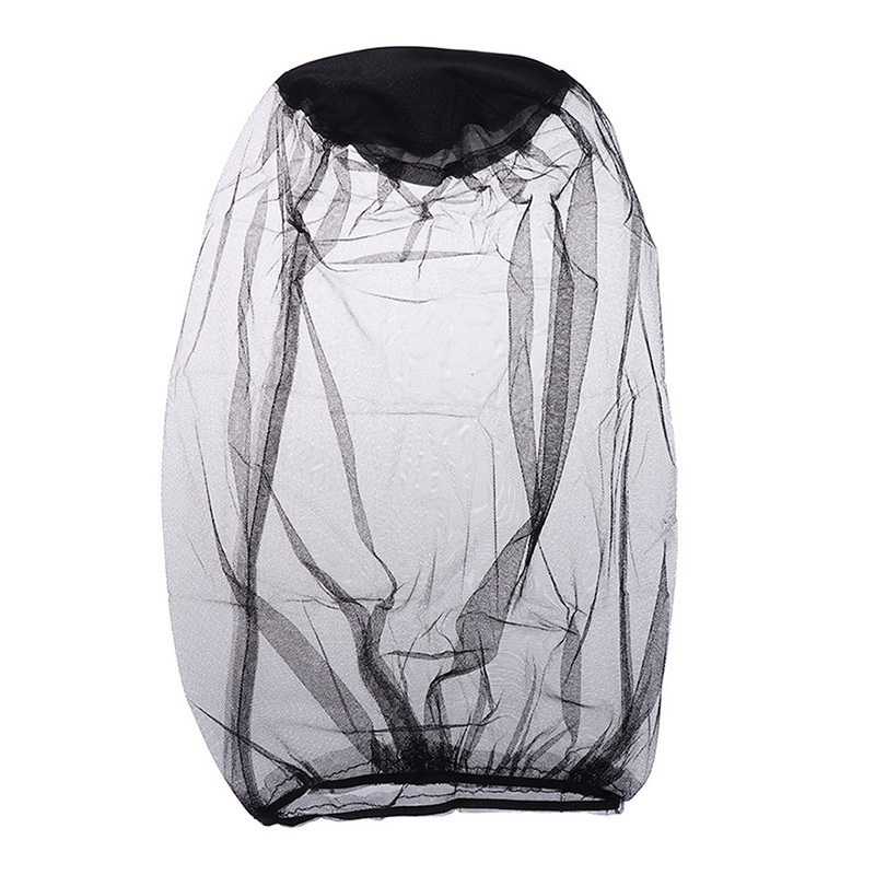 Anti mosquito inseto jardim apicultura chapéu acampamento bug malha cabeça net protetor facial chapéus boné de pesca redes boné de pesca ao ar livre: Cinza escuro