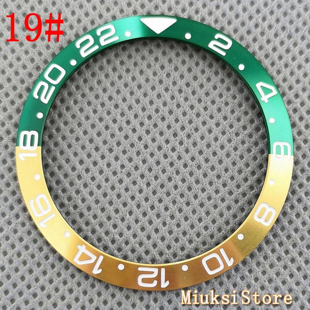 38mm gmt keramiikkakehys titaanikellojen kehykset sopivat automaattiseen mekaaniseen kelloon 40mm miesten kellon kehystä: 19