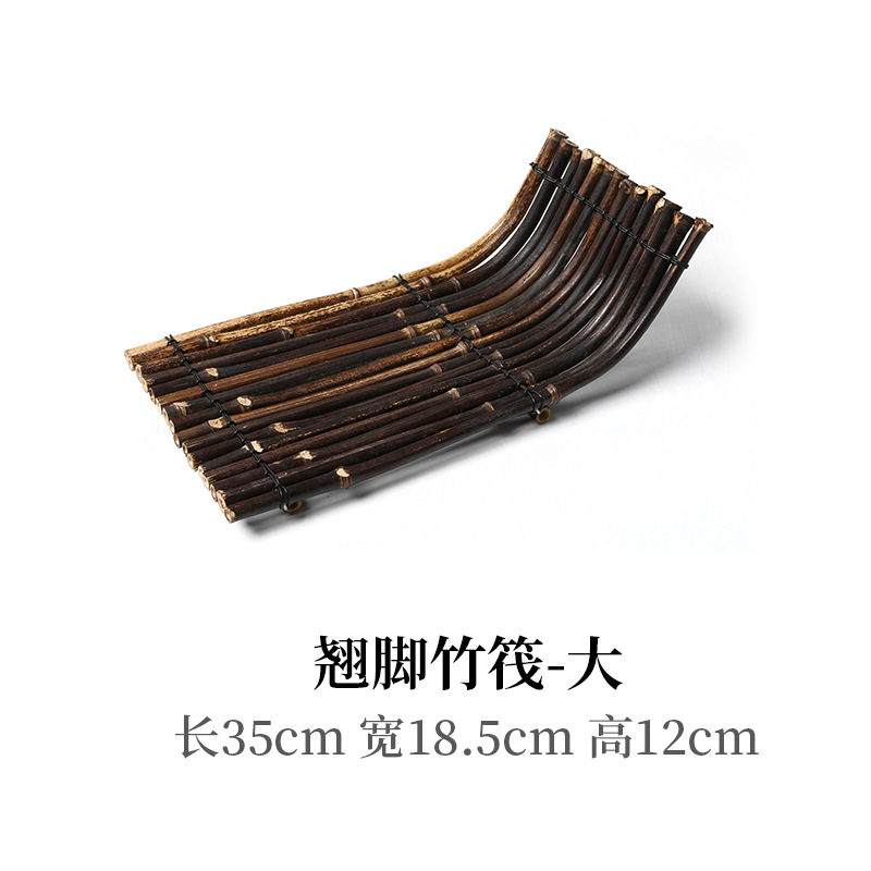 Wyroby bambusowe bambus tratwa talerz Sushi japońska i koreańska restauracja Sushi sashimi sklep dania umieszczenie dekoracyjne bambusowe tratwa: 11