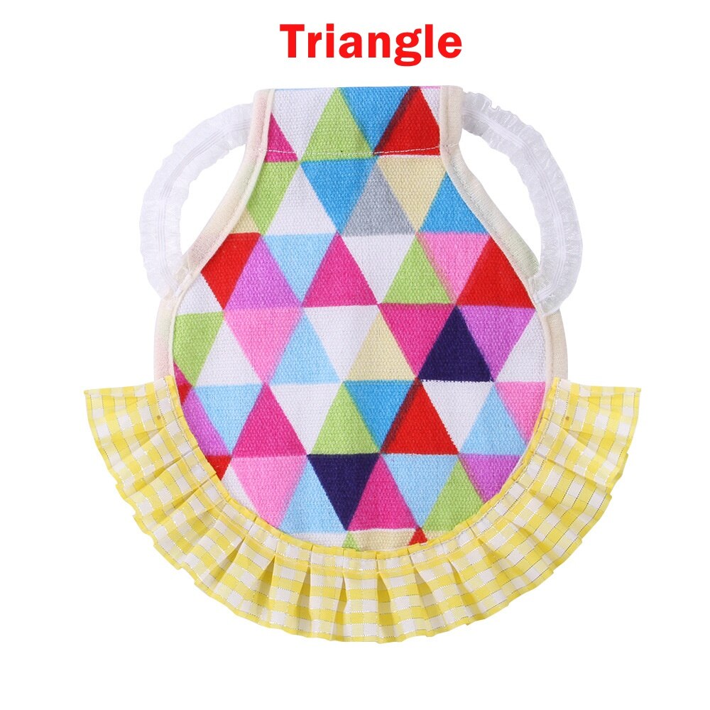 Gilet en dentelle de poulet élastique, 5 Types, tablier de selle, support de Protection en plumes, vêtements pour animaux de compagnie, volaille, poule, canard: Triangle