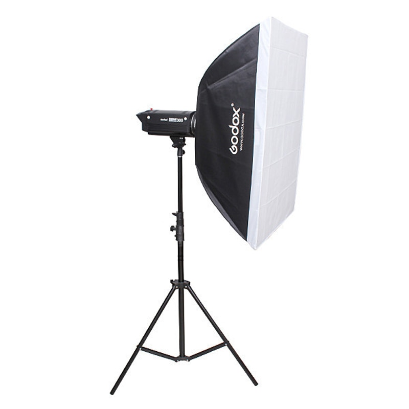 Godox 60cm*90cm speedlite studio strobe flash fotoreflekterende softbox softbox diffuser med gitter til fotograferingslys