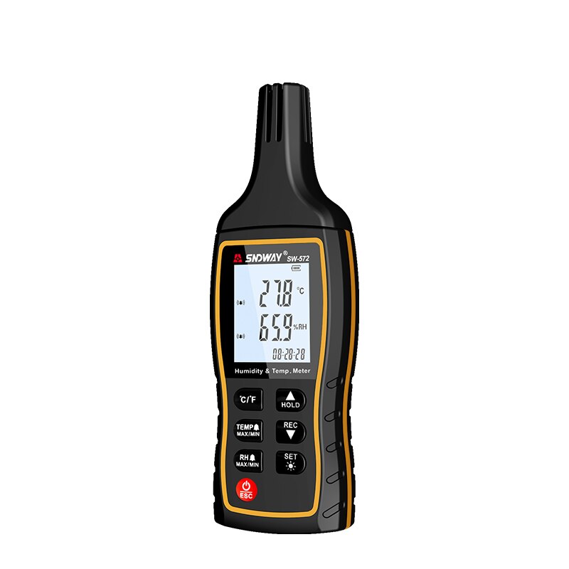 Higrómetro de alta precisión para interiores y exteriores, medidor electrónico de temperatura Industrial, Digital, SW-572 de humedad