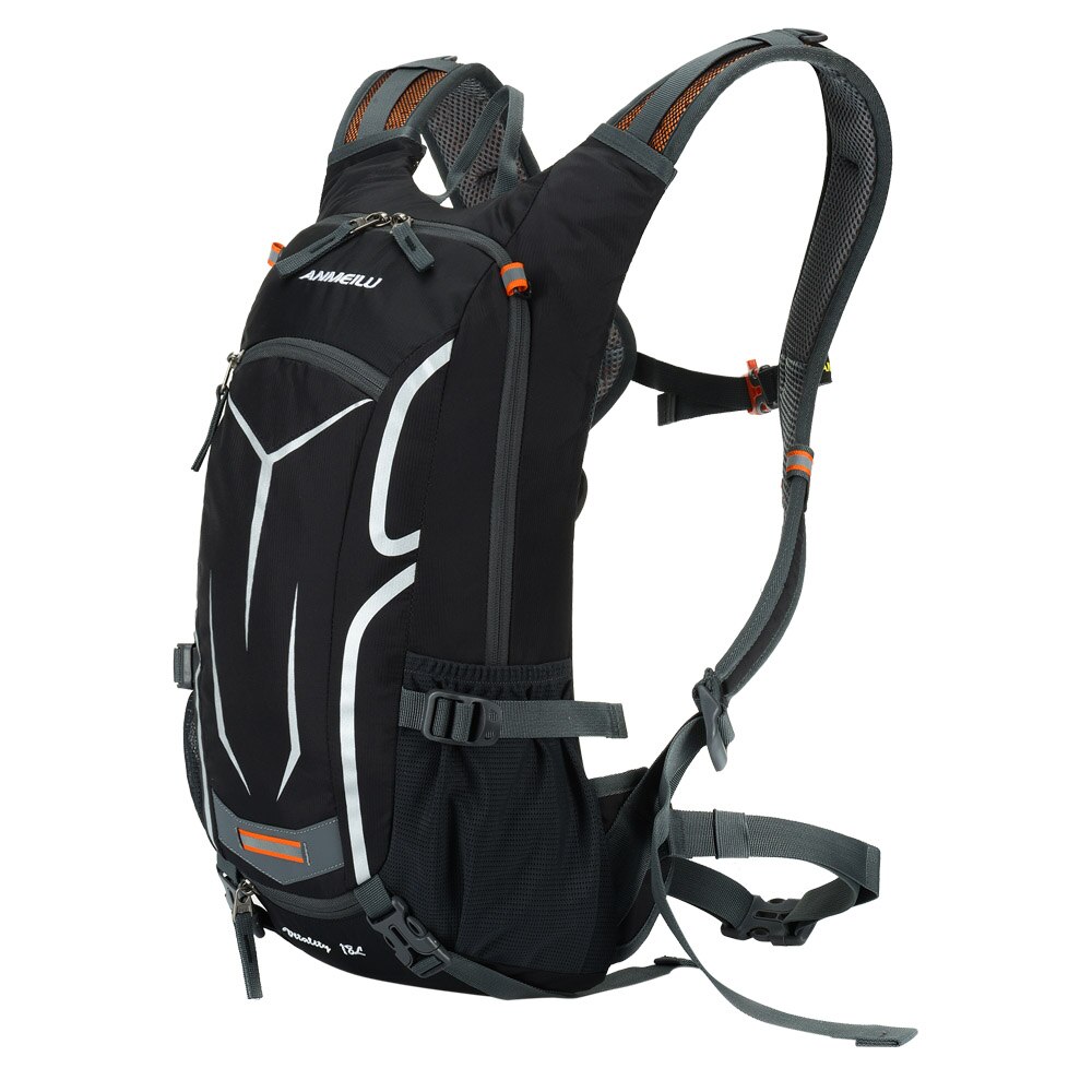 Lixada-mochila de Ciclismo de 18L, ultraligera, para deportes al aire libre, viaje, Camping, hidratación, bolsa de agua: Black 1