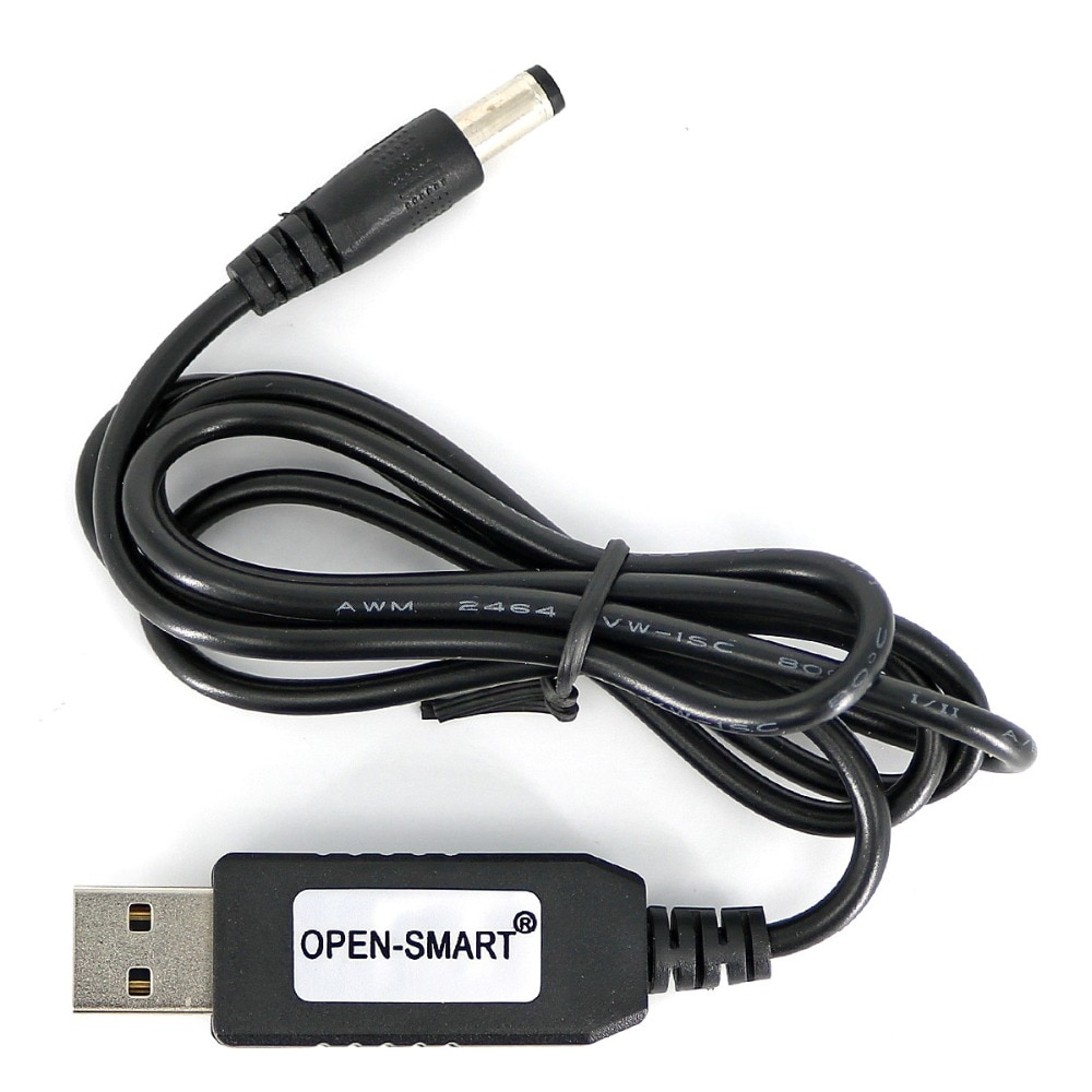 USB 5 V naar 9 V Dc Adapter 5.5mm 9 V DC Jack Kabel met Boost Converter Module voor Arduino