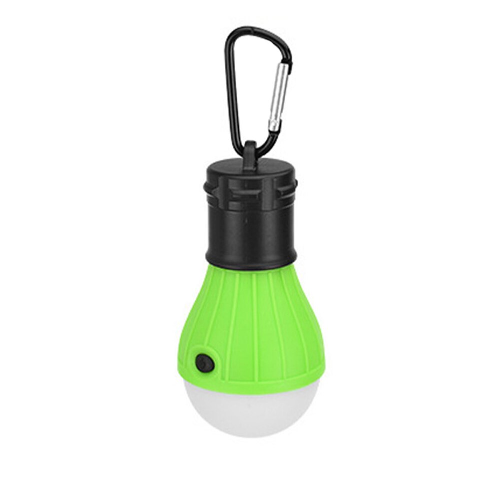 Mini bærbar telt lys led pære nødlampe vanntett hengende krok camping lommelykt @ls: 9w / Grønn