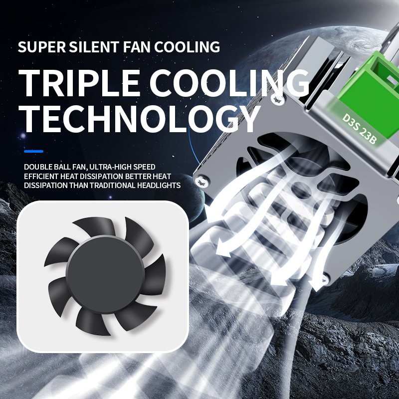 2 stks F6S D3S LED Koplampen Voor Auto Auto Koplampen LED Autolichten Auto Verlichting Accessoires Onderdelen