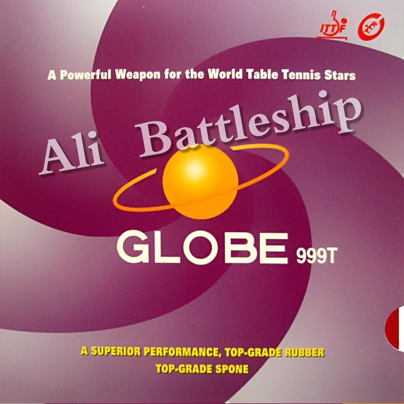 Originele Globe 999 T 999-T 999 T Pips-In Tafeltennis Pingpong Rubber Met Spons