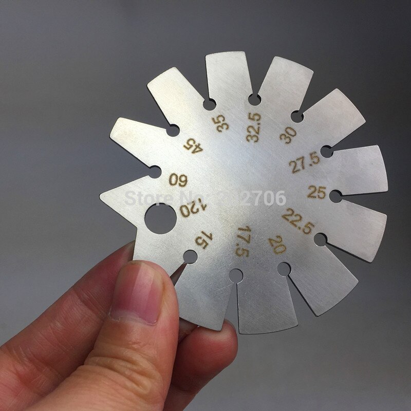 Stainless Steel Bevel Gauge 15°-120° Angle model gauge woodworking cutting tool gauge