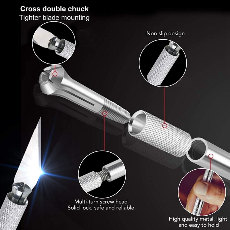 24 PCS Precision Craft Weeding Tools Kit For Weeding Vinyl, Cameos, DIY Art Work Cutting, Hobby, Scrapbook