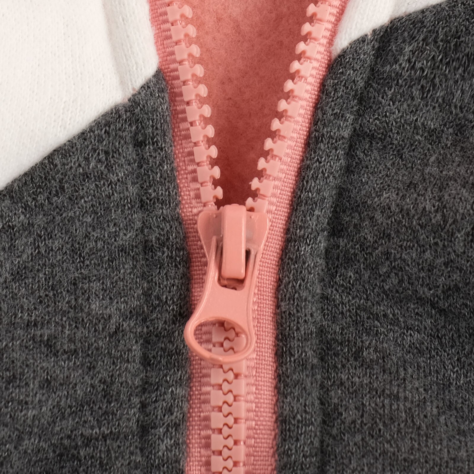 Baby Mädchen Jungen Frische Kontrast Farbe Jacke Herbst Lange-ärmeln Rundhals Reißverschluss Bär Ohren Mit Kapuze Mantel Patchwork 0-24M