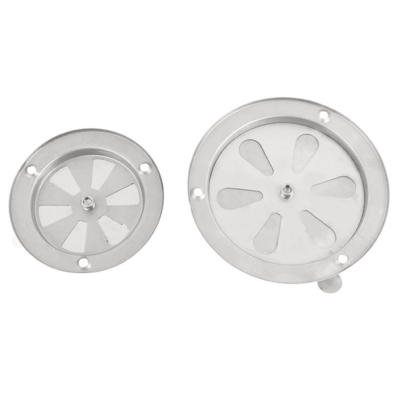 Adjustable Air Vent Grille Round Ducting Ventilation Grilles Cover BBQ Grill Smoker Exhaust Vent Stove