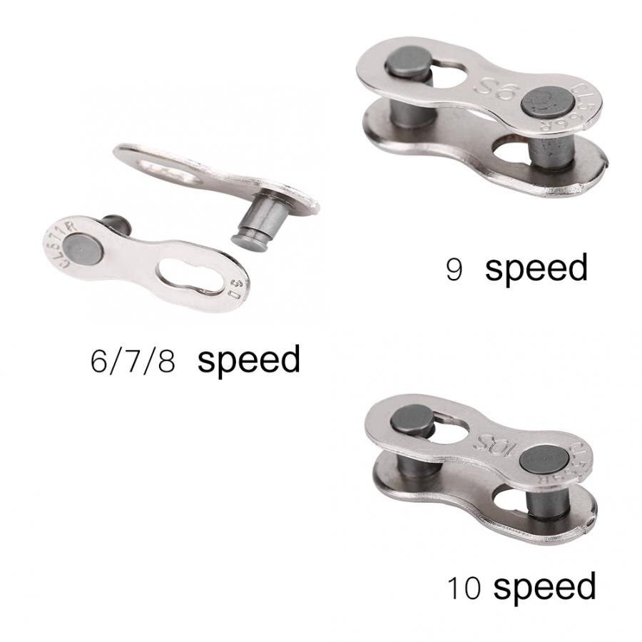 5 pair bicycle chain connector quick release chain mater links high tensile strength bike chain joint for 10/9/8/7/6 speed