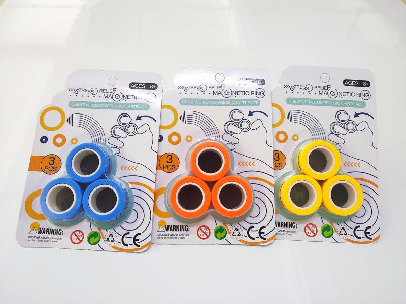 Finger Magnetische Schleife Autismus Anti-ADHS Angst Dekompression Spielzeug Spiele Party Magie Zeigen Spiele Klassische Spielzeug