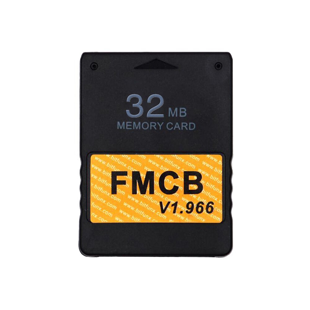 RGEEK klasyczny czarny v1.966 FMCB bezpłatny McBoot 8MB/16MB/32MB/64MB OPL karta pamięci na konsole robić gry PS2: 32MB FMCB