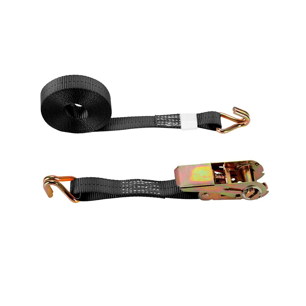 1/2/4pcs 25MMX5M Tow Rope Lorry Lashing Ratchet Belt Polyester Tie Down Cargo Strap Carbon Steel Buckle Weaving Car Accessories: Black / 1 PCS