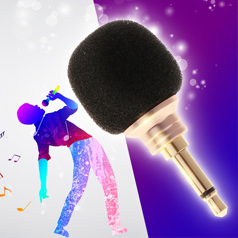 Mini 3.5mm Jack Microphone Mic For Cellphone Smartphone Mobile for iPad Phone Recording Unidirectional microphones for Laptop