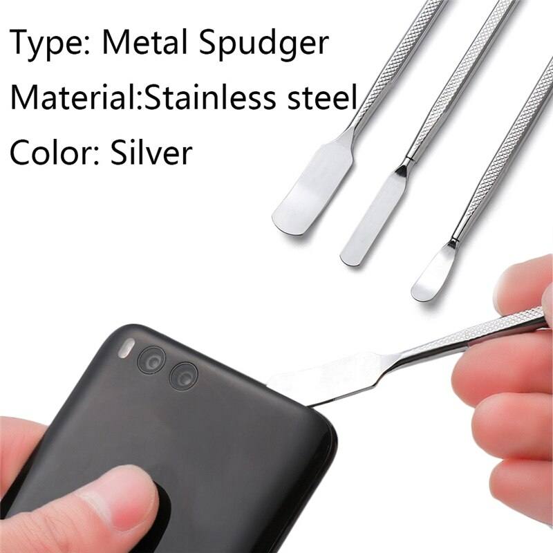 Piezas universales de Metal para reparación de teléfonos móviles, herramientas de apertura de palanca de Metal para teléfonos móviles, portátiles, tabletas, Herramientas de reparación de pantalla, novedad de 1/3 Uds.
