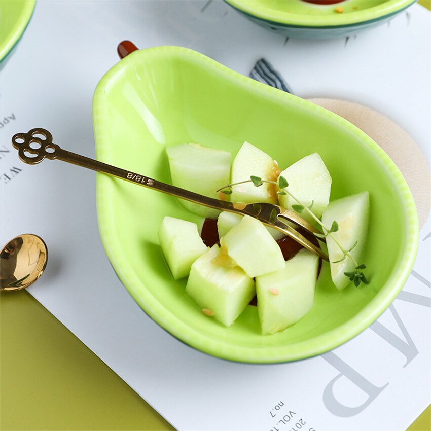 Alien household cute little fruit plate plate plate plate web celebrity ins tableware ceramics breakfast