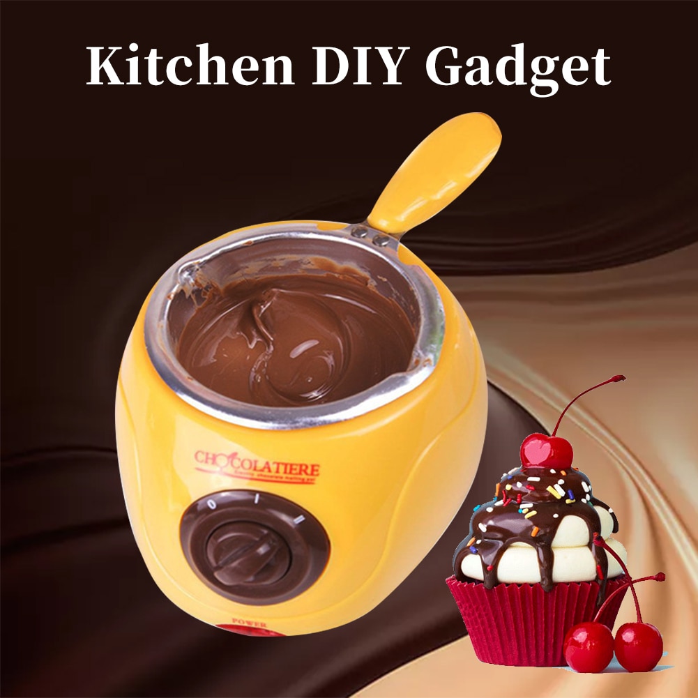 Diy Elektrische Fondue Maker Chocolade Kaas Chocolade Melting Pot Voor Chocolade Caramel Kaas Sauzen Bakken Keuken Accessoires