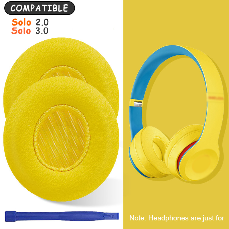 KUTOU Oorkussen Voor Beats Solo 2 Solo 2 Oorkussen Solo 3 Solo 3 Hoofdtelefoon Oorkussens Oorschelpen Vervangende Onderdelen Headset Foam Pad