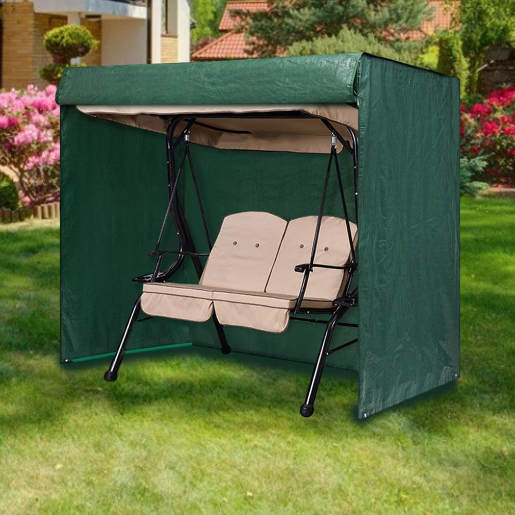 2-Seater Garten Schaukel Abdeckung Hängematte Terrasse Abdeckung UV Sonne Regen Geschützt fallen Wasserdicht Hängematte Ich bin Freien Sonnen Schaukel Abdeckungen