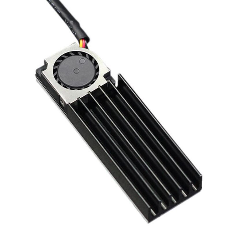 M.2 Hard Disk Heat Sink PCI-E for M.2 2280 Specification SSD Cooling Fan M.2 Solid Cooling Vest 3PIN Power Supply