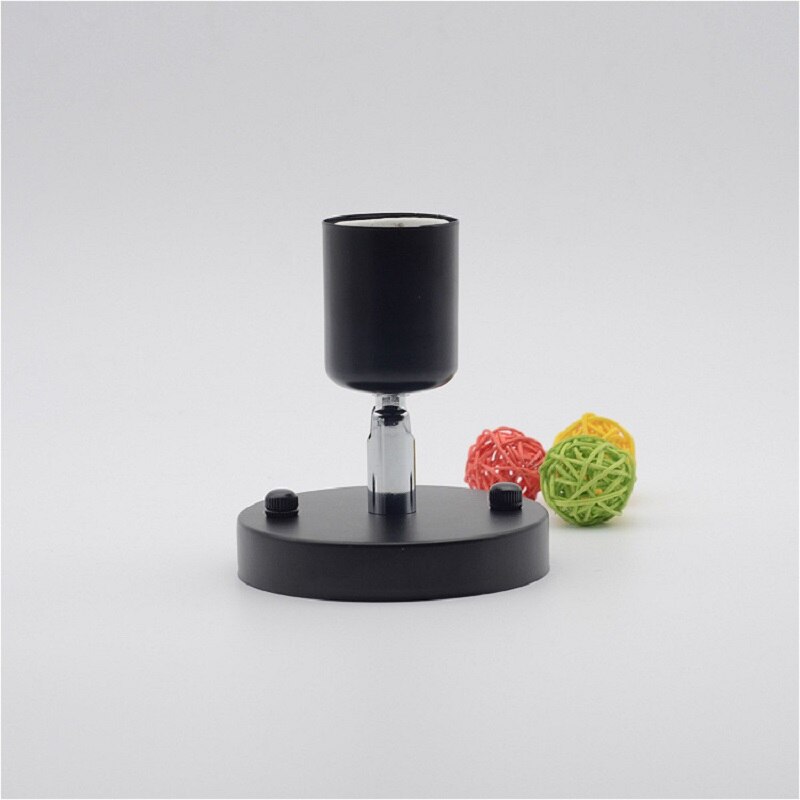 Adjustment ceramic E27 base surface mounted screw E27 lamp holder for ceiling lamp downlight