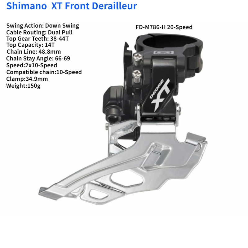 Shimano XT FD M8000-H M8025-H M8020-H M786 M781 M8025-D M8020-D M786-D M780 T780 3x10 2X11 3X11 2X10 M8025 desviador