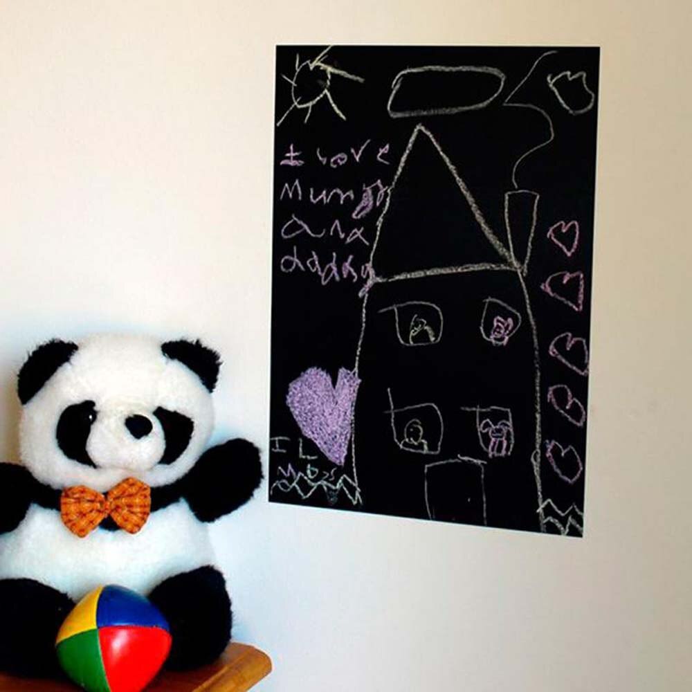 8pcs/set Removable Blackboard Stickers Chalkboard Wall Polymeric PVC Stickers Decals 30x20CM Vinyl