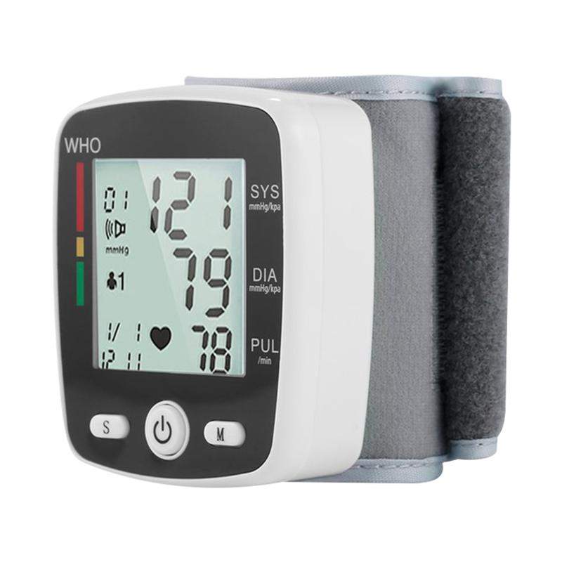 Bloeddrukmeter Grote Pols Bloeddrukmeter Polsslag Heart Beat Monitor Apparaat Apparatuur Tonometer Machine: Blood Pressure Meter