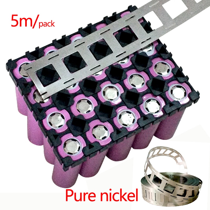 5 m/pak 0.15*27mm Hoge Zuiverheid Pure Nikkel Strip 2P nikkel strip Gebruikt Voor Puntlassen lassen 18650 Lithium Batterij