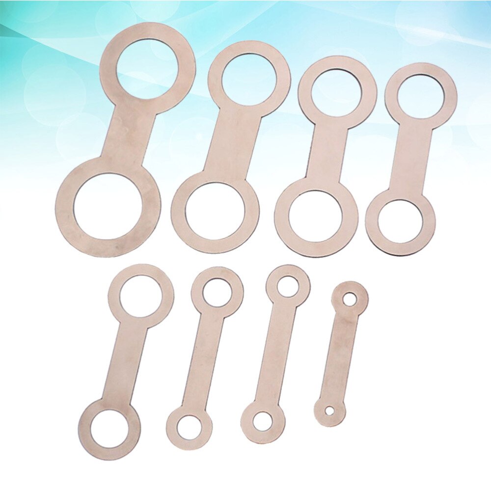 8-Piece Saxophone Pad Leveling Rings Set - Saxophone & Flute Repair Tool