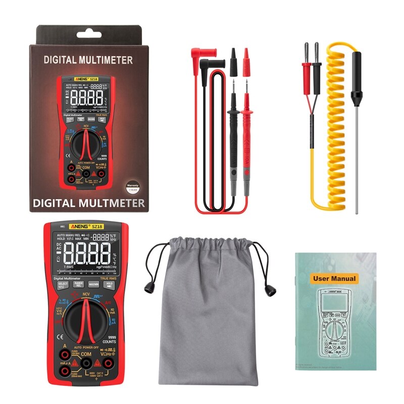 ZT-MD1 Digitale LCR Messpinzette - Kapazität Widerstand Induktivität Multimeter Auto Range