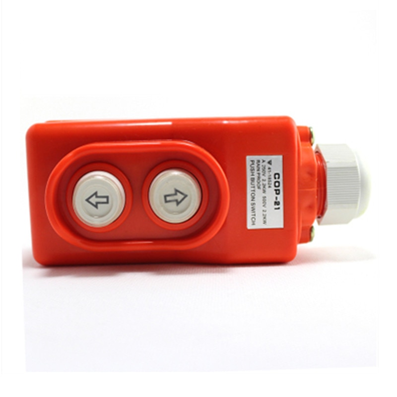 Waterproof hoist push button switch crane switch TNHA1-COB-61 21 31 32 33 pendant controller 220v 380v