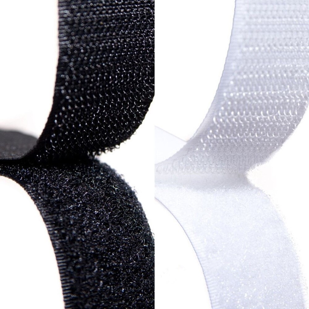 10M Long, 20mm Wide Hook & Loop Tape/Roll - Sew On (Not Adhesive) Both Sides Included Clothing Sewing Accessories Magic Tape