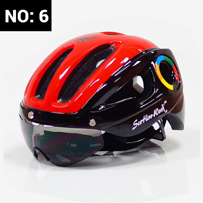 Cykelhjelm mtb mountainbike herre ultra let hjelm med linse scohiro arbejdsbriller ride casco hjelm med casco ciclismo