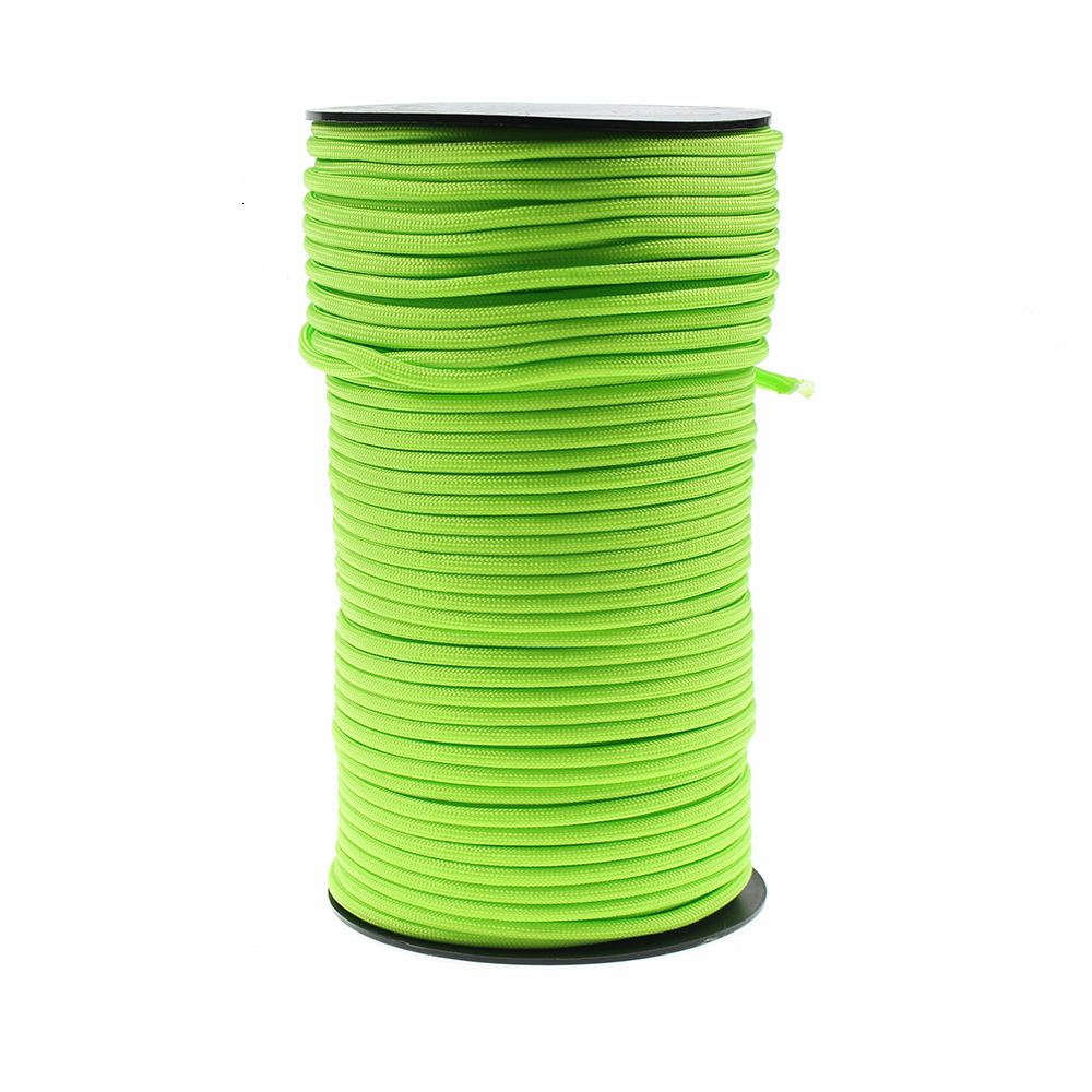 100 Meter Dia.4mm 9 Stand Cores Paracord Voor Survival Parachute Cord Lanyard Camping Klimmen Camping Touw Wandelen Waslijn