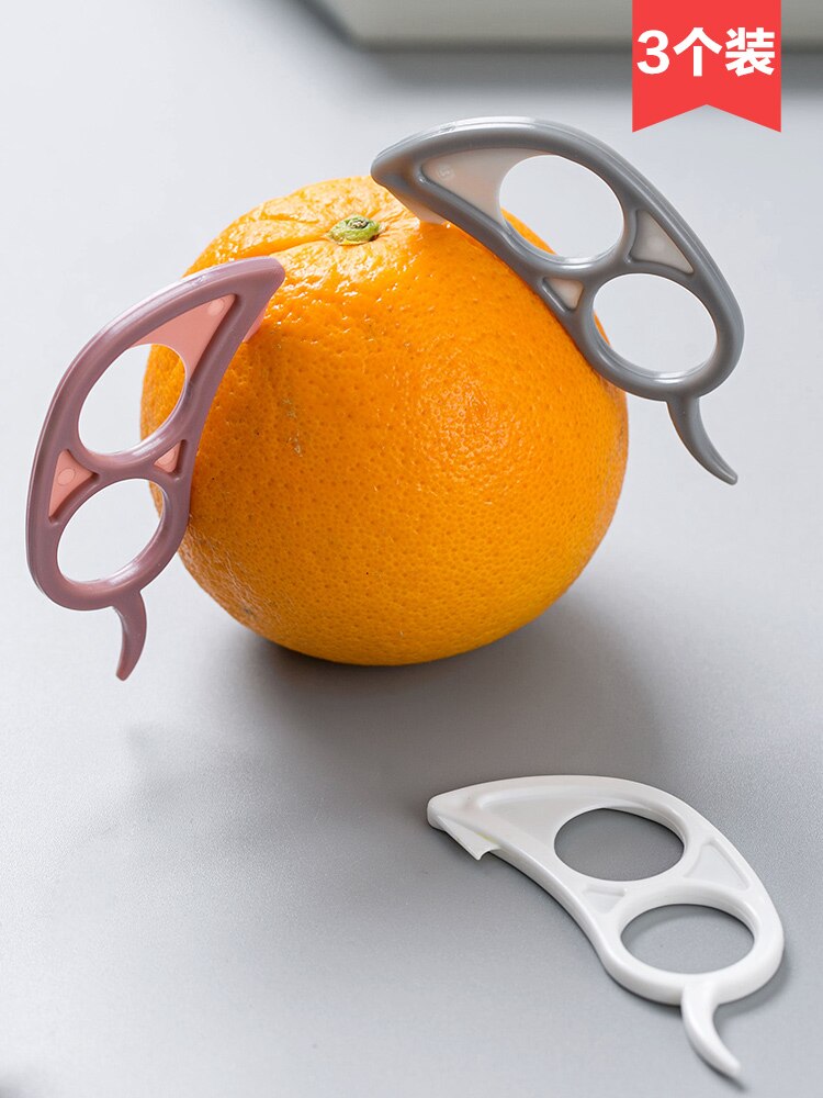 Jujia cartoon ring orange peeling device grapefruit peeling pomegranate opening Orange tool fruit peeling device orange