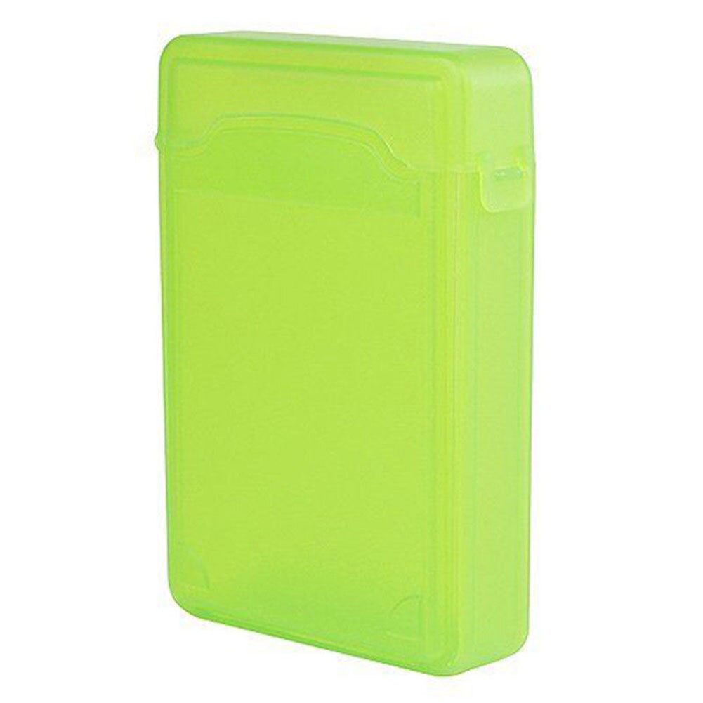 Dustproof 3.5In Dustproof Protection for SATA IDE HDD Hard Disk Drive Storage Case Multifunction Cable Earphone Headset Box Bag: Green