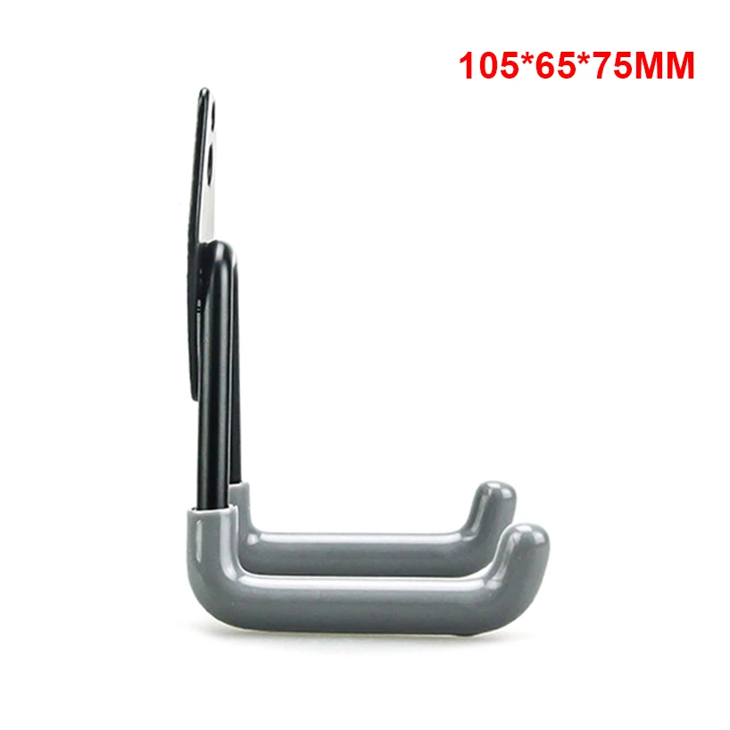 Crochet métallique robuste de 5 tailles, organisateur de Garage, support mural antidérapant, crochets de suspension de vélo, crochet de rangement pour échelles, outil de jardin