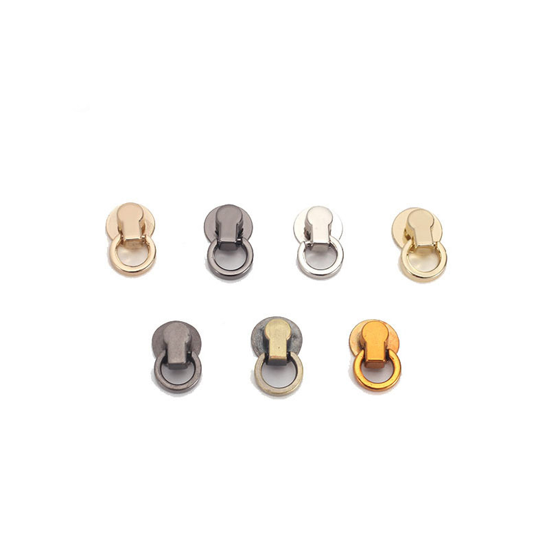 10 stk metalpose sidelille anker kile bøjle klemmer taske sidekant anker link hardware med o ringe lille taske pung