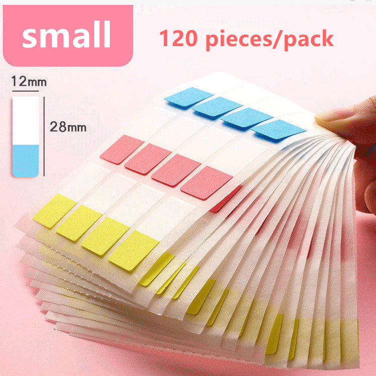 Huisdier Plastic Index Sticker Categorie Etiketten Leuke Sticky Notes School Student Bladwijzer Papier Zelfklevende Instructie Sticker: A3