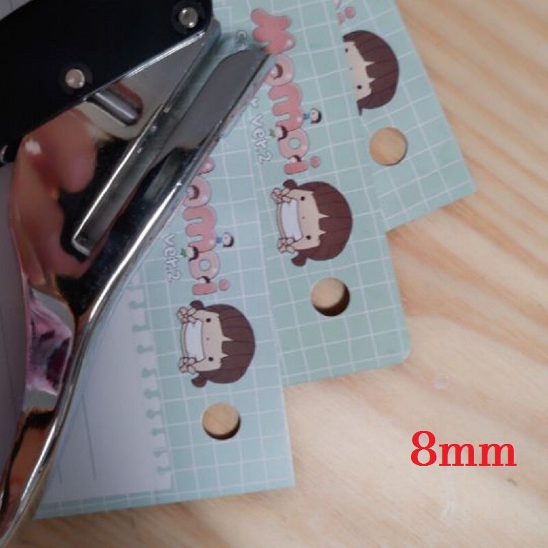3Mm/6Mm/8Mm/10Mm Cirkel Perforator Papier Punch Hand-Held Ronde enkele Perforator Voor Id-kaarten Pvc Kaarten Badge Foto &#39;S
