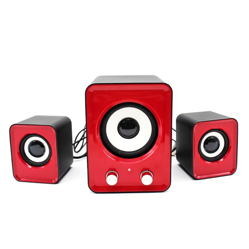 PC Speakers Stereo Geluid Multimedia USB Powered Voor Laptop En Computer