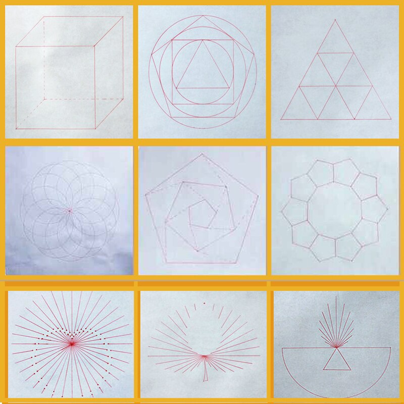 Diy scrapbooking multifunktionel tegning plotter solid geometri skabelon kontor skole skæreudstyr skære måtter model værktøj