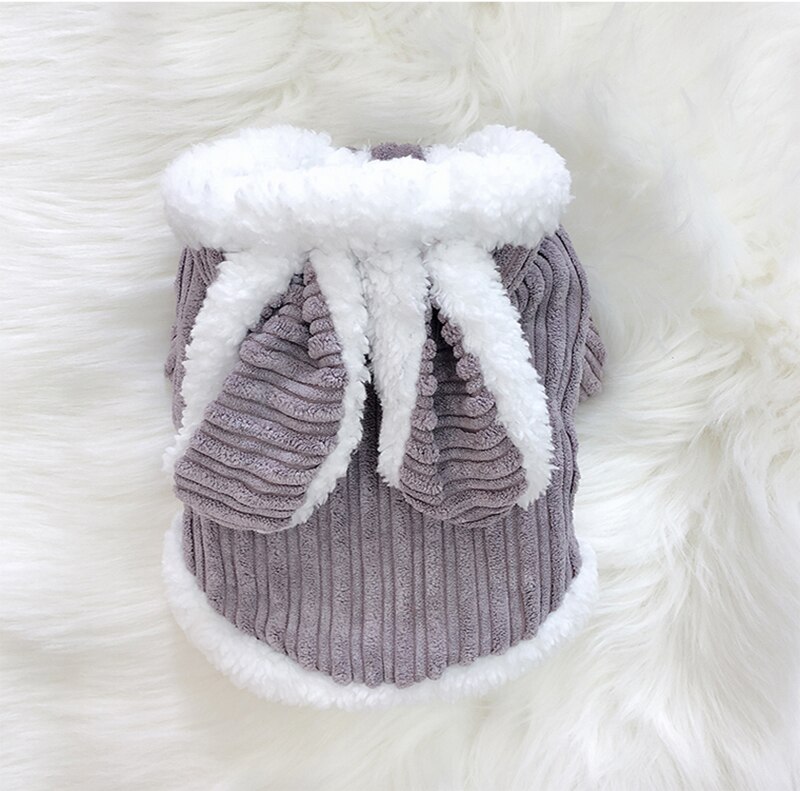 niedlich Hase Kleidung Herbst und Winter Dicke Plus Vlies Warme Kaninchen Kleidung Zwerg Kaninchen Kleine Haustier Kleidung Kleine Haustier Zubehör