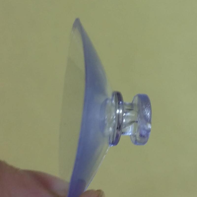 50Pcs Paddestoel Hoofd Sucker Transparante Zuignappen Elk Type Breed Scala Venster Sukkels Keuken Badkamer Accessoires