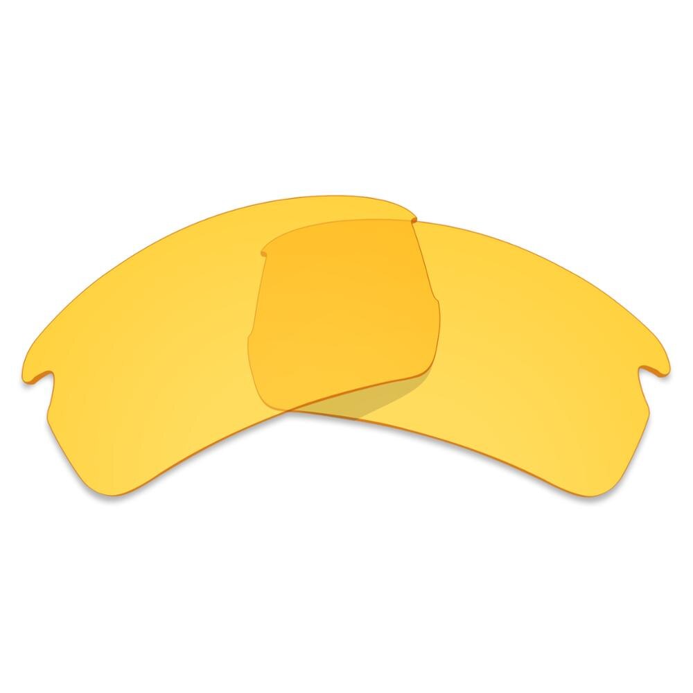 Mryok Polarized Replacement Lenses for-Oakley Flak 2.0 Asian Fit OO9271 Sunglasses Lenses(Lens Only) - Multiple Choices: HD Yellow