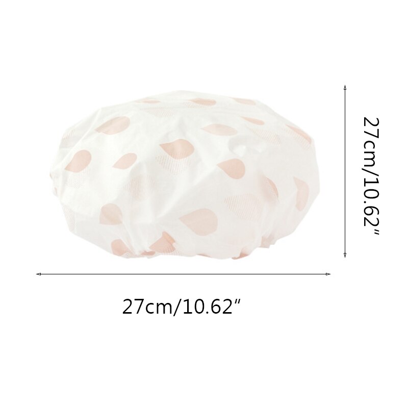 Waterdichte douchekap voor volwassenen, dames, eenvoudige waterdichte douchekap van eva-materiaal, rookwerende haarbedekking